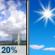 Sunday: Slight Chance Showers And Thunderstorms then Sunny