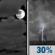 Thursday Night: Mostly Cloudy then Chance Showers And Thunderstorms