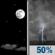 Friday Night: Mostly Clear then Chance Showers And Thunderstorms