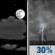 Tonight: Partly Cloudy then Chance Showers And Thunderstorms