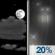 Tonight: Partly Cloudy then Slight Chance Light Rain