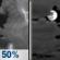 Saturday Night: Scattered Showers And Thunderstorms then Mostly Cloudy