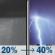 Saturday Night: A chance of rain showers between 9pm and 3am, then a chance of showers and thunderstorms. Mostly cloudy, with a low around 58. South wind 7 to 10 mph. Chance of precipitation is 40%. Saturday Night: Chance Rain Showers