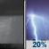 Tonight: Chance Rain Showers then Slight Chance Showers And Thunderstorms
