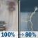 Thursday: Rain before noon, then showers and thunderstorms between noon and 3pm, then rain. Mostly cloudy, with a high near 61. South wind 9 to 14 mph, with gusts as high as 25 mph. Chance of precipitation is 100%. Thursday: Rain then Showers And Thunderstorms