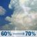 Tuesday: Showers and thunderstorms likely. Partly sunny, with a high near 64. Chance of precipitation is 70%. Tuesday: Showers And Thunderstorms Likely