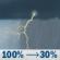 Wednesday: Showers and thunderstorms before 7am, then rain and a slight chance of thunderstorms between 7am and 2pm. Mostly cloudy. High near 62, with temperatures falling to around 49 in the afternoon. Northwest wind 13 to 20 mph, with gusts as high as 31 mph. Chance of precipitation is 100%. Wednesday: Showers And Thunderstorms then Rain